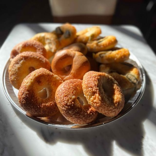 Assorted Bagels and Cream Cheese (Serves 6).