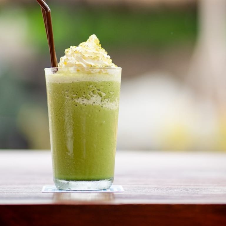 Savor our matcha smoothie